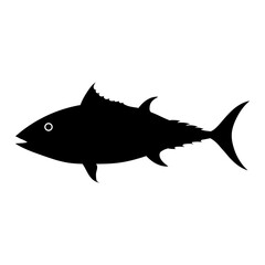 Fish icon vector. Aquarium illustration sign. Ocean symbol. Sea ​​life logo.