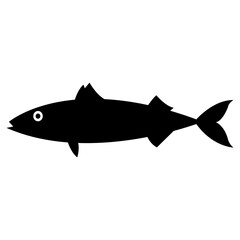 Fish icon vector. Aquarium illustration sign. Ocean symbol. Sea ​​life logo.