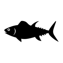 Fish icon vector. Aquarium illustration sign. Ocean symbol. Sea ​​life logo.