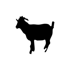 Goat vector silhouette