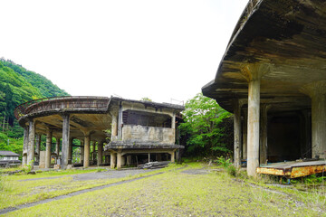 神子畑選鉱場跡（兵庫県朝来市）