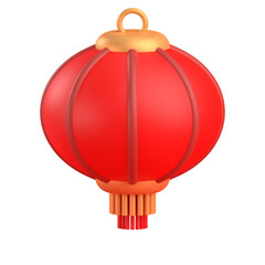 Lantern 3D illustration