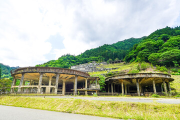 Fototapeta premium 神子畑選鉱場跡（兵庫県朝来市）