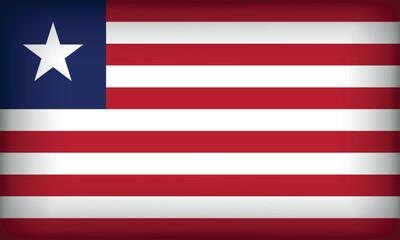 LIBERIA Flag with Original color