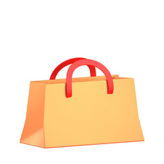 Shopping bag 3D illustration