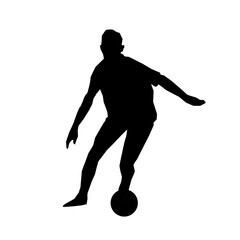 Soccer Player Silhouette