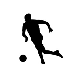 Soccer Player Silhouette