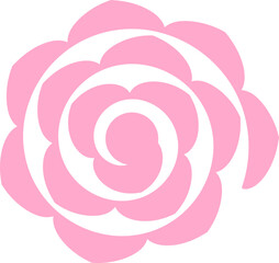 Rolled Flower, Paper Flower, 3D Flower Template