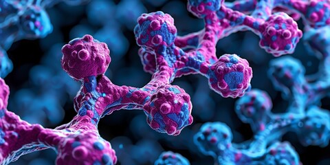 Abstract and Realistic Microscopic DNA and Cell Art Close-up Macroscopic Images of Vibrant DNA Structures with Varied Backgrounds Abstract and Realistic Microscopic DNA and Cell Art 