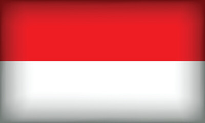 INDONESIA Flag with Original color