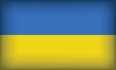 UKRAINE Flag with Original color