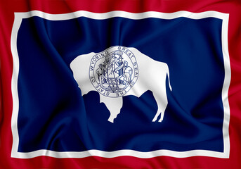 state of wyoming flag, usa states
