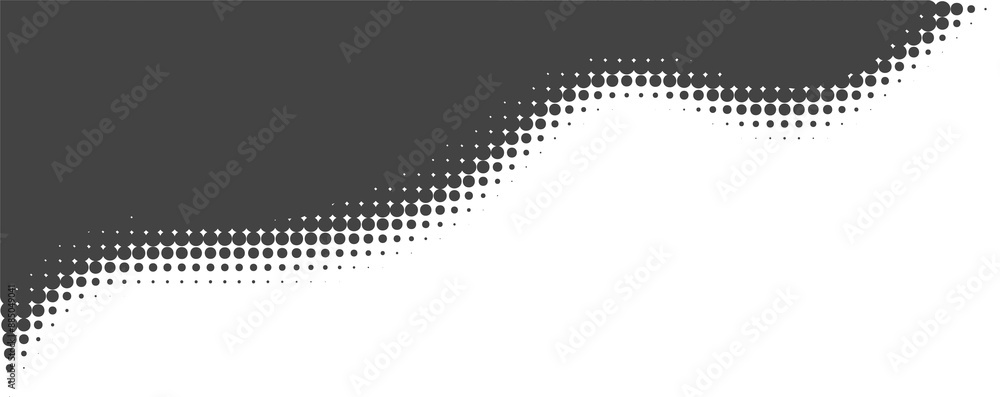 Aufkleber dotted corner element. noise gradient fade effect. halftone grunge gradation shadow. gritty shade bo