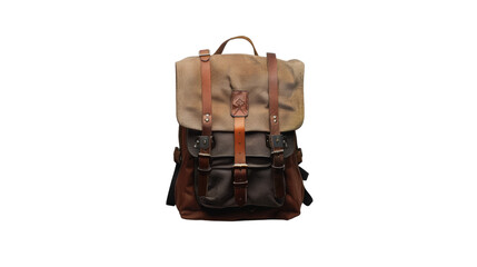 Backpack, rucksack, retro-styled, top down view