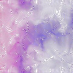 Obraz premium A halftone pattern abstract background of rippled wavy lines, creating a sense of movement