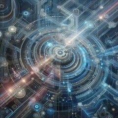 abstract fractal background