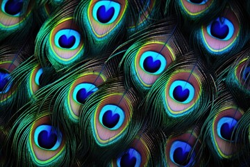 Peacock feathers pattern animal bird.