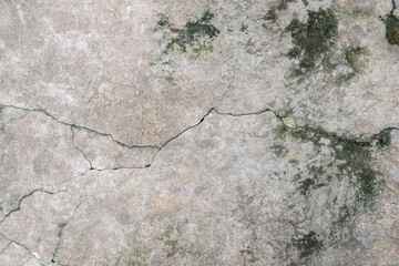 Cracked cement or concrete surface texture background.