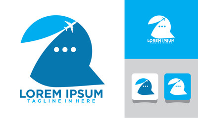 travel logo icon set