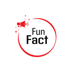 fun fact text information sign