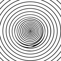 Obraz premium A spiral concentric pattern, creating a mesmerizing visual effect