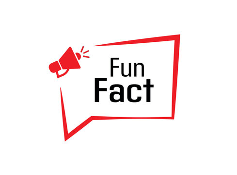 fun fact text information sign