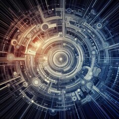 Fototapeta premium fractal realms abstraction