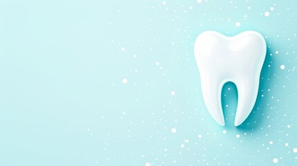 Dental concept healthy equipment tools dental care Professional banner on isolated blue background.