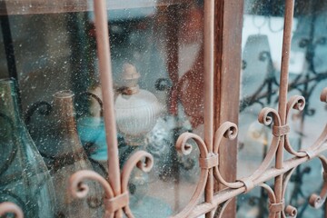 Turkish antique through window