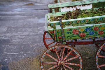 old wagon wheel