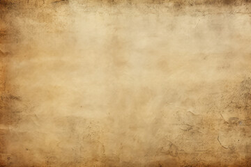 Obraz premium Processed collage of ancient scroll sheet of brown aged paper texture. Background for banner