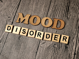 Naklejka premium Mood disorders, mental health concept