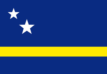 Curacao flag illustrator country flags