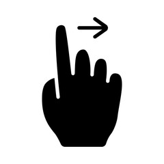 Gesture set icon. Swipe, tap, doubleclick, rotate, pinch, zoom, scroll, gesture, touchscreen, interaction, user interface, hand movement, multitouch, gesture, swipe, pinch, control