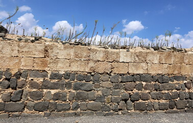 Belvoir Israel 05 10 2023 . Belvoir is an archaeological monument, an ancient Hospitaller fortress,...