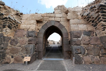 Belvoir Israel 05 10 2023 . Belvoir is an archaeological monument, an ancient Hospitaller fortress,...