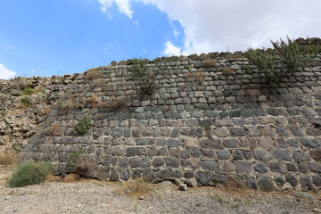 Belvoir Israel 05 10 2023 . Belvoir is an archaeological monument, an ancient Hospitaller fortress,...