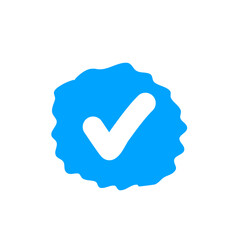 Blue check mark 