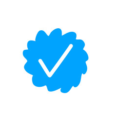 Blue check mark 