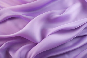 Obraz premium Processed collage of smooth elegant wavy lilac violet satin silk cloth fabric texture. Background