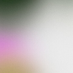 Grainy textured abstract background with a pink, white, and green gradient