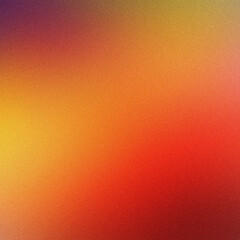 Fototapeta premium Warm toned abstract grainy background with vibrant shades of orange, red, and yellow