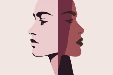 Group of Beautiful Woman of Different Ethnicity and Backgrounds - Concept for Beauty, Diversity and Fashion. Beautiful simple AI generated image in 4K, unique.