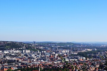 Obraz premium Stuttgart von oben