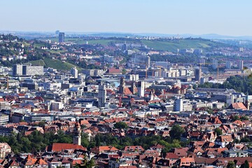 Obraz premium Stuttgart von oben
