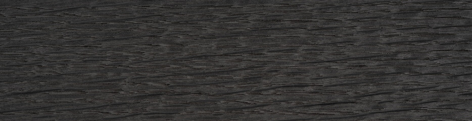 Dark gray stained oak veneer with a horizontal saw cut grain texture