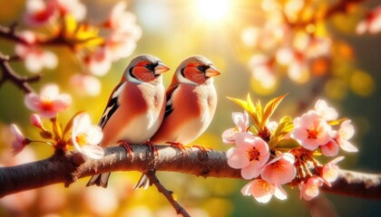 Fototapeta premium Finches