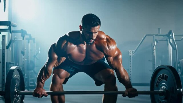 Bodybuilding water is lifting weights.