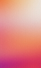 The background showcases a vertical gradient from pink to yellow, with a grainy texture overlay