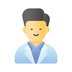 Get this amazing icon of pharmacist, ready to use vector
